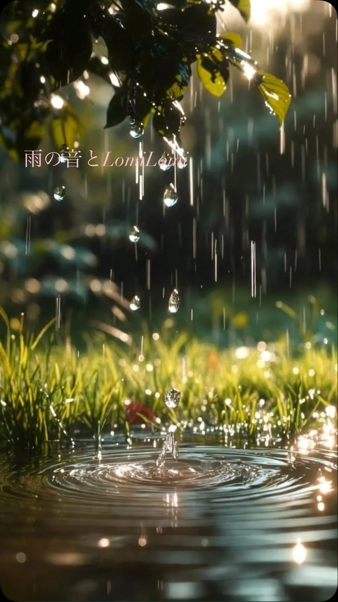雨の日のハワイアンロミロミ